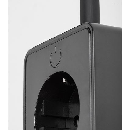 Rabalux - Димируема стенна LED лампа LED/4W/230V с USB порт за включване в електрически контакт, черна