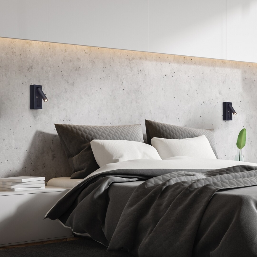 Rabalux - LED Стенен спот LED/4W/230V черен