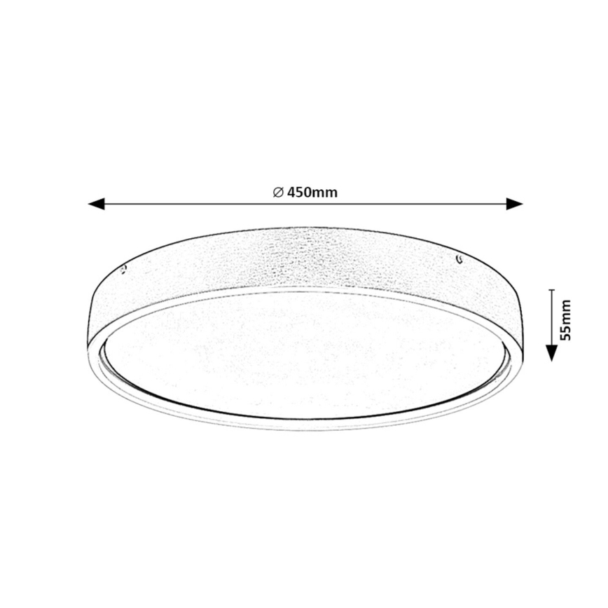 Rabalux - LED Плафониера LED/37W/230V