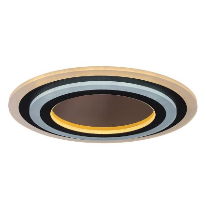 Rabalux - LED Димируем плафон LED/56W/230V 3000/4000/6000K матов хром/черен + дистанционно управление