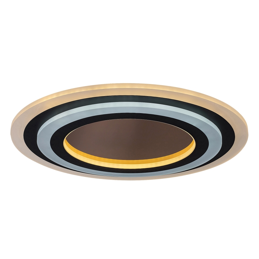 Rabalux - LED Димируем плафон LED/56W/230V 3000/4000/6000K матов хром/черен + дистанционно управление