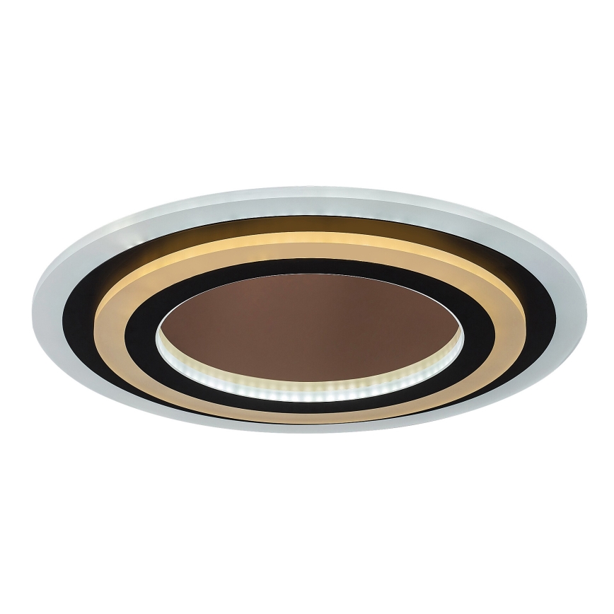 Rabalux - LED Димируем плафон LED/56W/230V 3000/4000/6000K матов хром/черен + дистанционно управление