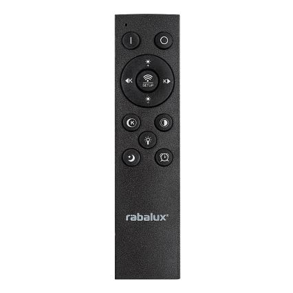 Rabalux - LED Димируем плафон LED/56W/230V 3000/4000/6000K матов хром/черен + дистанционно управление