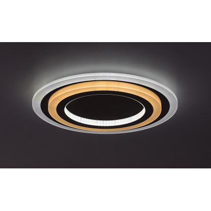 Rabalux - LED Димируем плафон LED/56W/230V 3000/4000/6000K матов хром + дистанционно управление