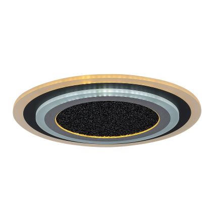 Rabalux - LED Димируем плафон LED/56W/230V 3000/4000/6000K черен + дистанционно управление