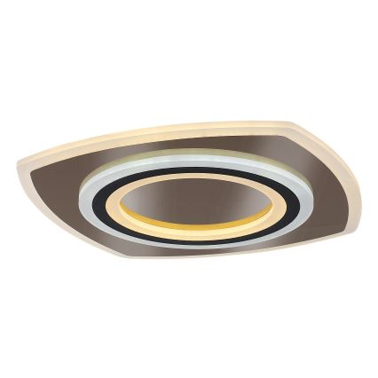 Rabalux - LED Димируем плафон LED/60W/230V 3000/4000/6000K матов хром/черен + дистанционно управление