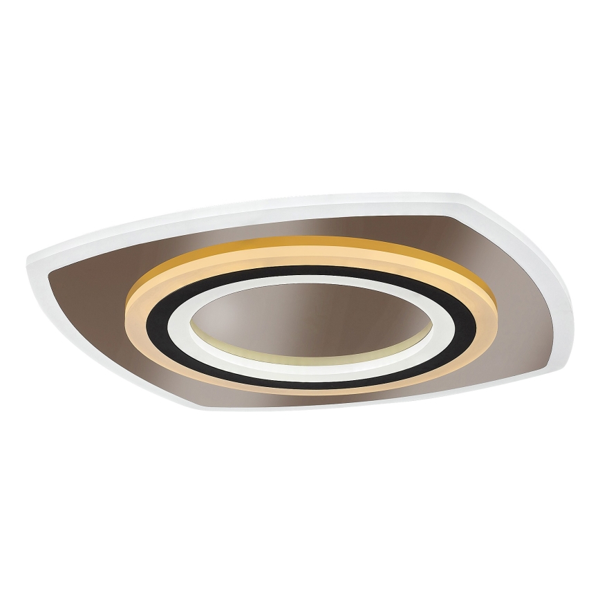 Rabalux - LED Димируем плафон LED/60W/230V 3000/4000/6000K матов хром/черен + дистанционно управление
