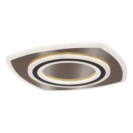 Rabalux - LED Димируем плафон LED/60W/230V 3000/4000/6000K матов хром/черен + дистанционно управление