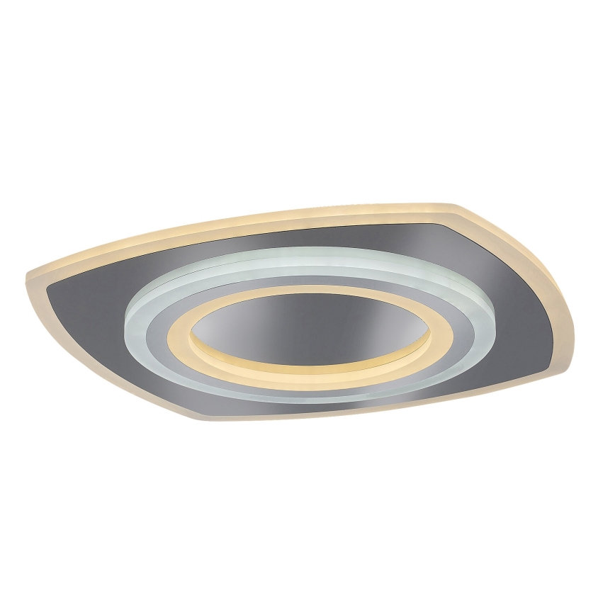 Rabalux - Димируемо LED таванно осветително тяло LED/60W/230V 3000/4000/6000K матов хром + дистанционно управление 48x48 cm