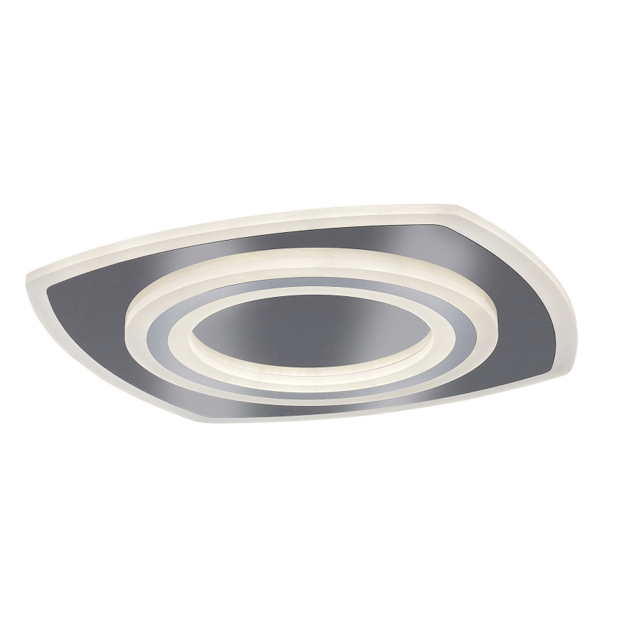 Rabalux - Димируемо LED таванно осветително тяло LED/60W/230V 3000/4000/6000K матов хром + дистанционно управление 48x48 cm