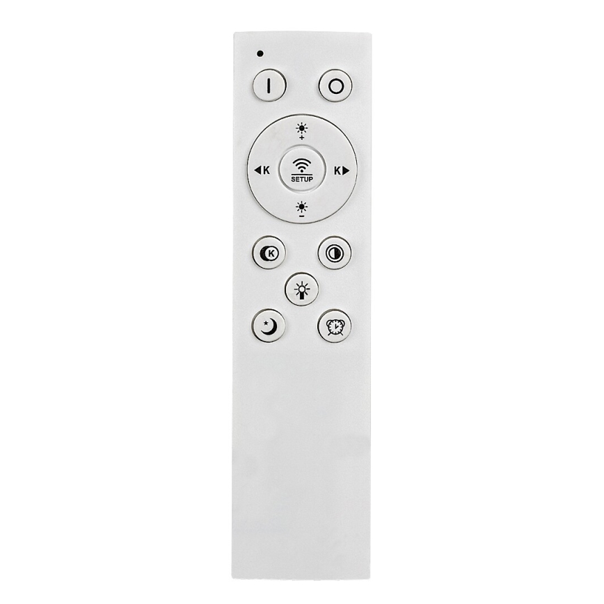 Rabalux - Димируемо LED таванно осветително тяло LED/60W/230V 3000/4000/6000K матов хром + дистанционно управление 48x48 cm