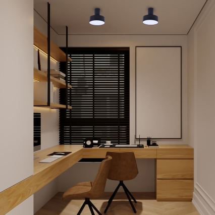 Rabalux - LED таванно осветително тяло LED/16W/230V 3000K черно Ø 14 см