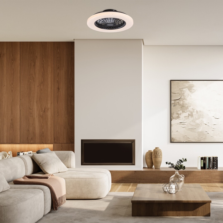 Rabalux - LED Димируем плафон с вентилатор LED/48W/230V 3000-6500K + дистанционно управление