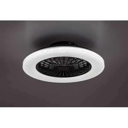 Rabalux - LED Димируем плафон с вентилатор LED/48W/230V 3000-6500K + дистанционно управление