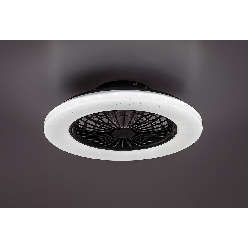 Rabalux - LED Димируем плафон с вентилатор LED/48W/230V 3000-6500K + дистанционно управление