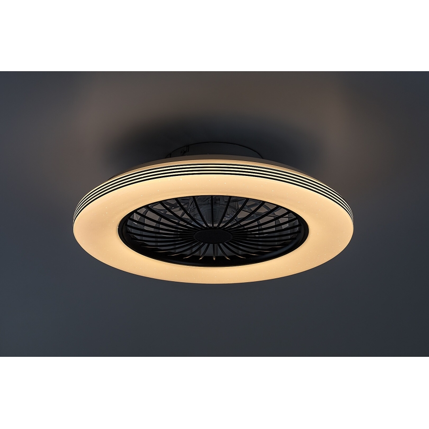 Rabalux - LED Димируем плафон с вентилатор LED/48W/230V 3000-6500K + дистанционно управление