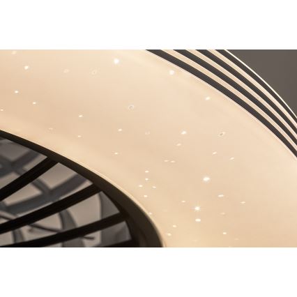 Rabalux - LED регулируемо таванно осветително тяло с вентилатор LED/48W/230V 3000-6500K + дистанционно управление