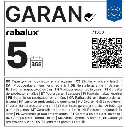 Rabalux - LED регулируемо таванно осветително тяло с вентилатор LED/48W/230V 3000-6500K + дистанционно управление