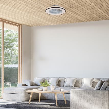 Rabalux - LED Димируем плафон с вентилатор LED/48W/230V 3000-6500K + дистанционно управление