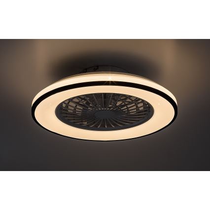 Rabalux - LED Димируем плафон с вентилатор LED/48W/230V 3000-6500K + дистанционно управление
