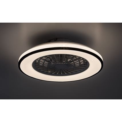 Rabalux - LED Димируем плафон с вентилатор LED/48W/230V 3000-6500K + дистанционно управление