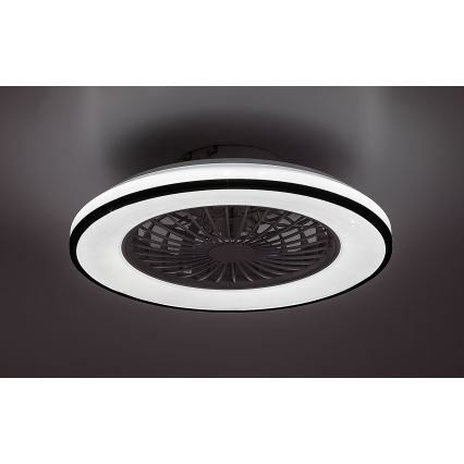 Rabalux - LED Димируем плафон с вентилатор LED/48W/230V 3000-6500K + дистанционно управление