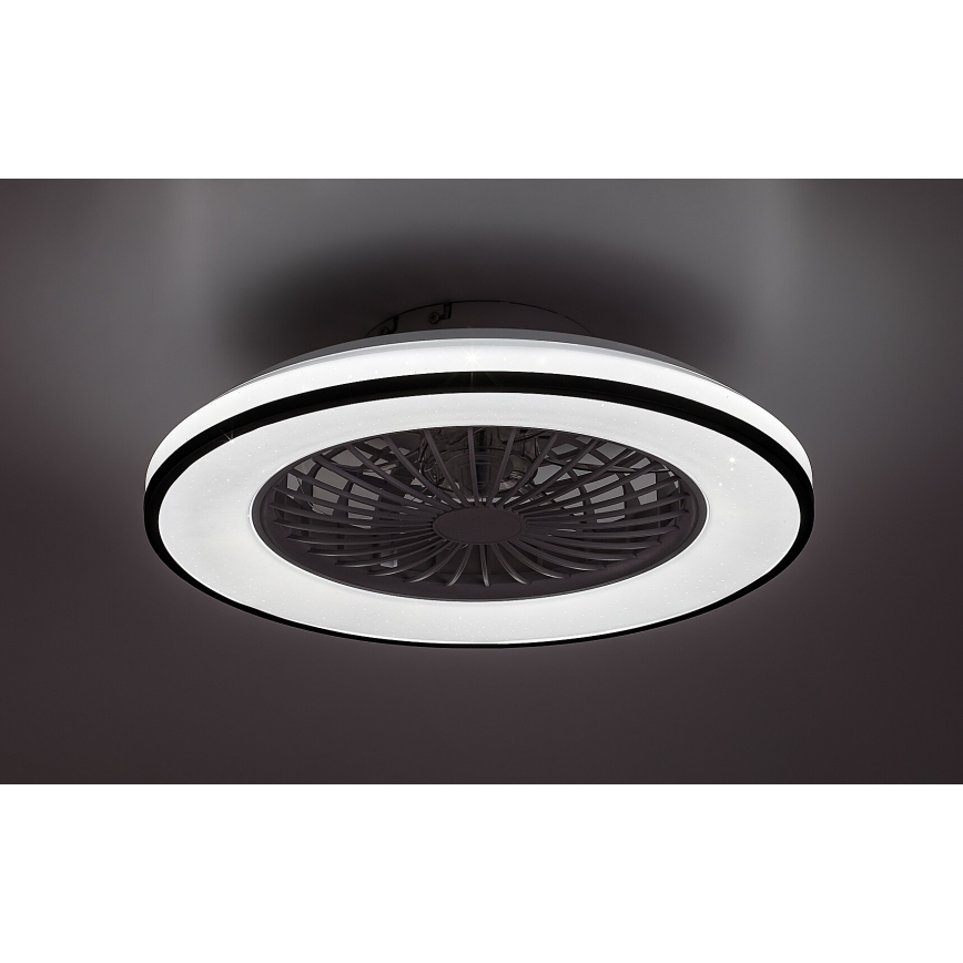 Rabalux - LED Димируем плафон с вентилатор LED/48W/230V 3000-6500K + дистанционно управление