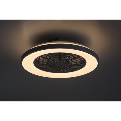 Rabalux - LED Димируем плафон с вентилатор LED/48W/230V 3000-6500K + дистанционно управление