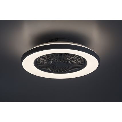 Rabalux - LED Димируем плафон с вентилатор LED/48W/230V 3000-6500K + дистанционно управление