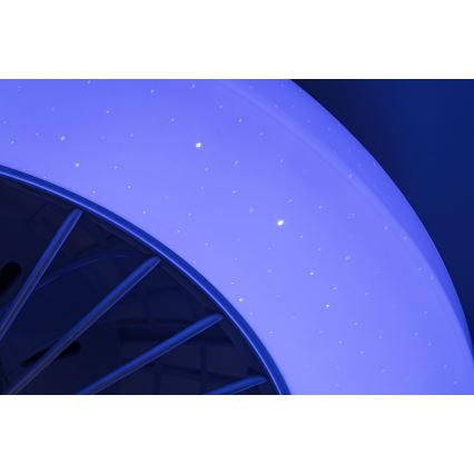 Rabalux - LED RGB регулируемо таванно осветително тяло с вентилатор LED/48W/230V 3000-6500K + дистанционно управление