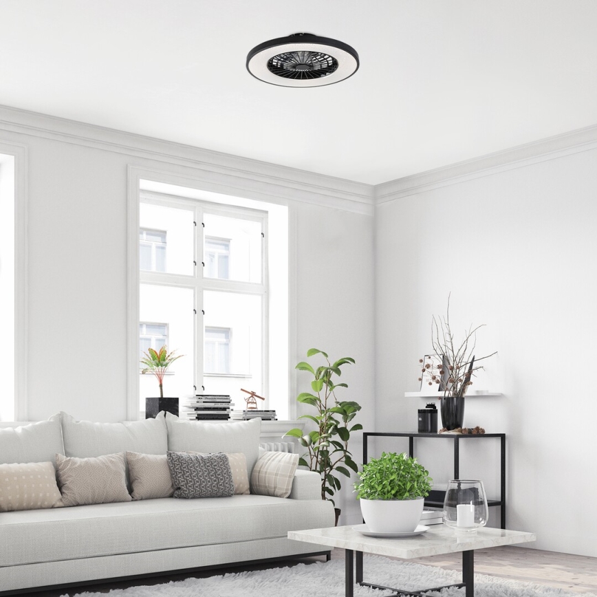 Rabalux - LED Димируем плафон с вентилатор LED/72W/230V 3000-6500K + дистанционно управление