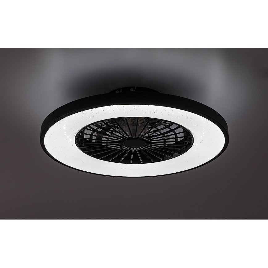 Rabalux - LED Димируем плафон с вентилатор LED/72W/230V 3000-6500K + дистанционно управление