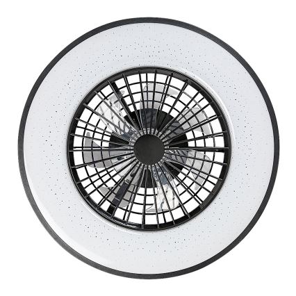 Rabalux - LED регулируемо таванно осветително тяло с вентилатор LED/72W/230V 3000-6500K + дистанционно управление