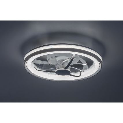 Rabalux - LED Димируем плафон с вентилатор LED/40W/230V 3000/4000/6000K Wi-Fi + дистанционно управление