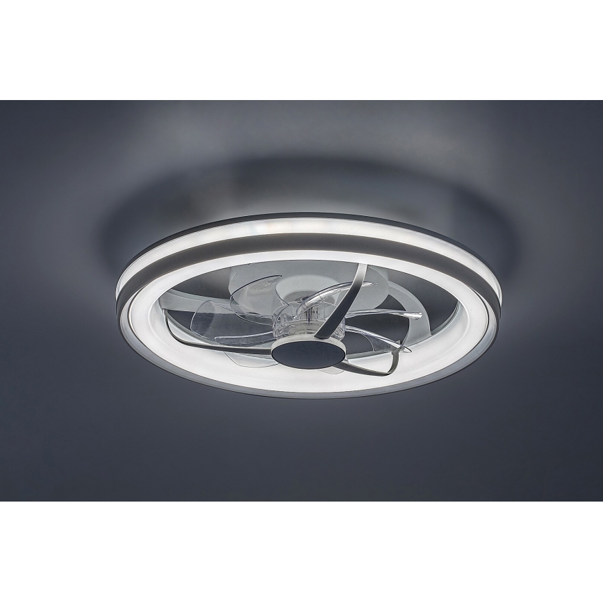 Rabalux - LED Димируем плафон с вентилатор LED/40W/230V 3000/4000/6000K Wi-Fi + дистанционно управление