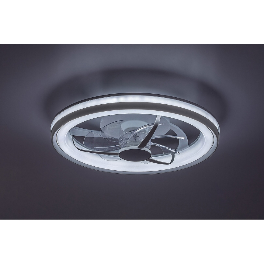 Rabalux - LED Димируем плафон с вентилатор LED/40W/230V 3000/4000/6000K Wi-Fi + дистанционно управление