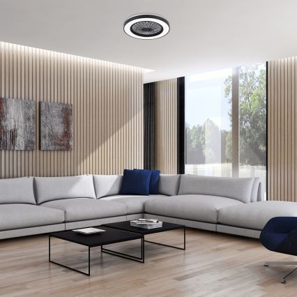 Rabalux - LED Димируем плафон с вентилатор LED/40W/230V 3000/4000/6000K Wi-Fi + дистанционно управление