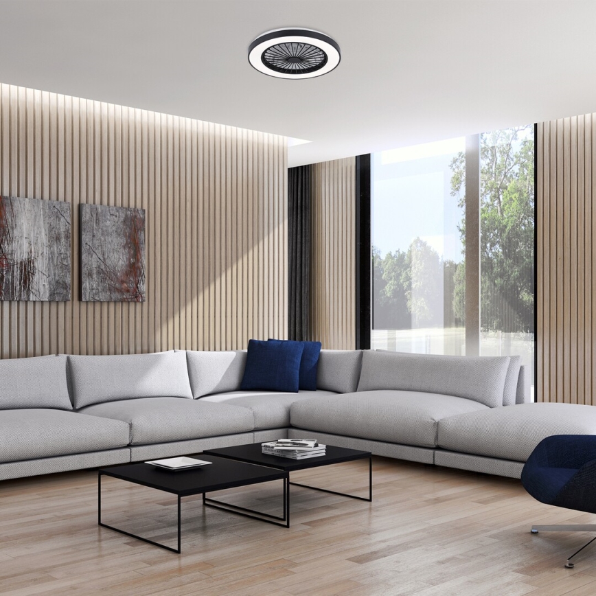 Rabalux - LED Димируем плафон с вентилатор LED/40W/230V 3000/4000/6000K Wi-Fi + дистанционно управление