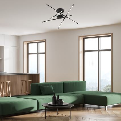 Rabalux - LED Полилей за повърхностен монтаж LED/40W/230V 3000K черен