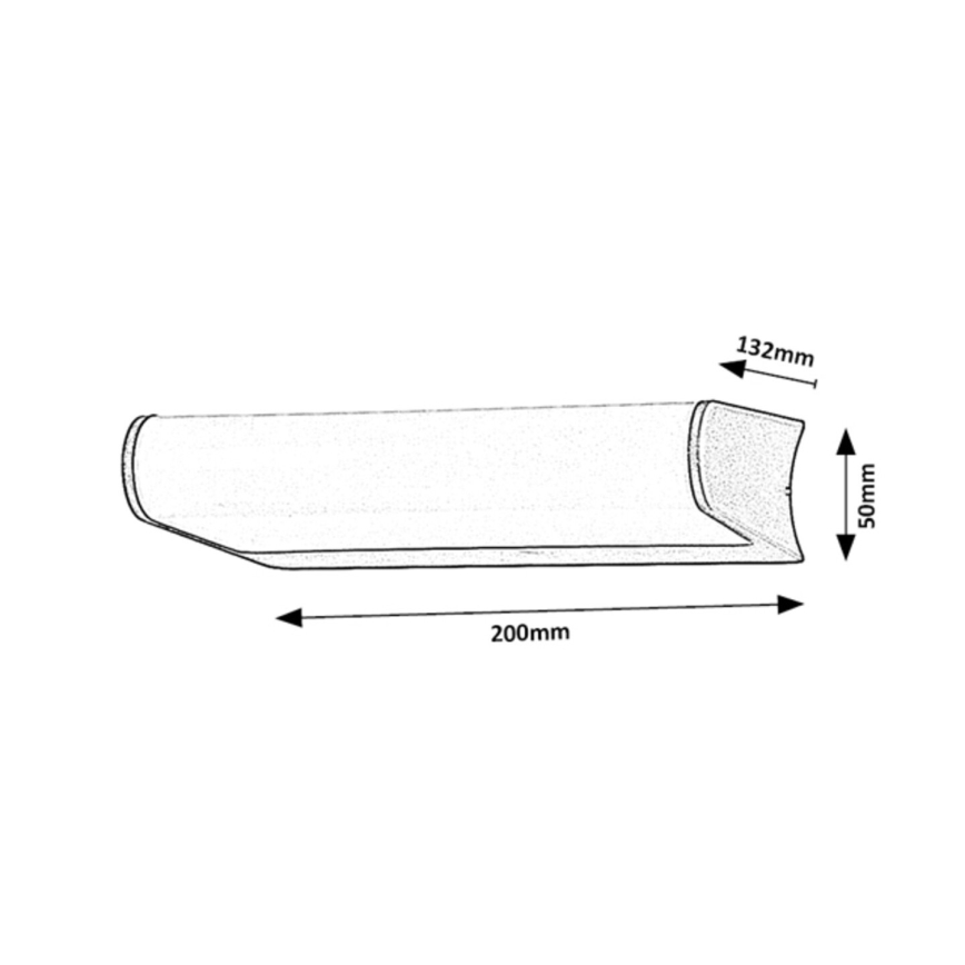 Rabalux - LED Екстериорен аплик LED/6,5W/230V IP44