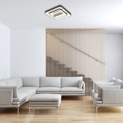 Rabalux - LED Димируем плафон с вентилатор LED/50W/230V 3000/4000/6000K Wi-Fi + дистанционно управление