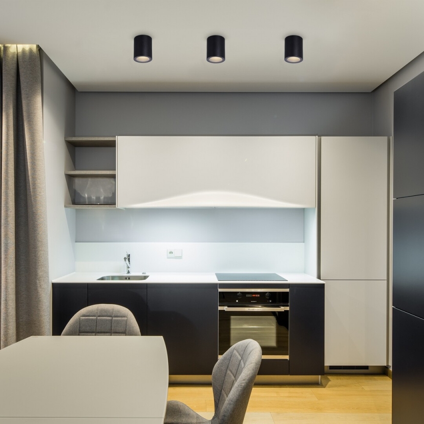 Rabalux - Черен плафон 1xGU10/35W/230V Ø 7 см