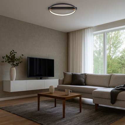 Rabalux - LED таванно осветително тяло LED/45W/230V 3000K 50x55 cm черно