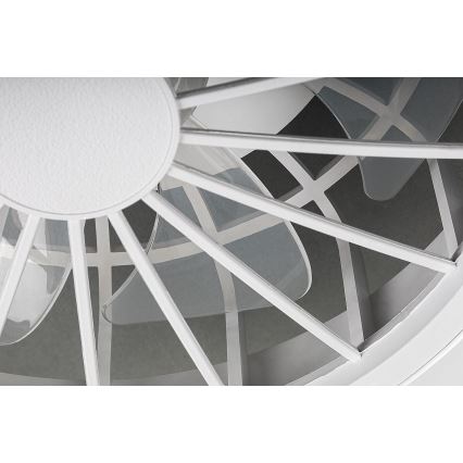 Rabalux - LED димируемо таванно осветително тяло с вентилатор LED/24W/230V 3000-6500K + дистанционно управление