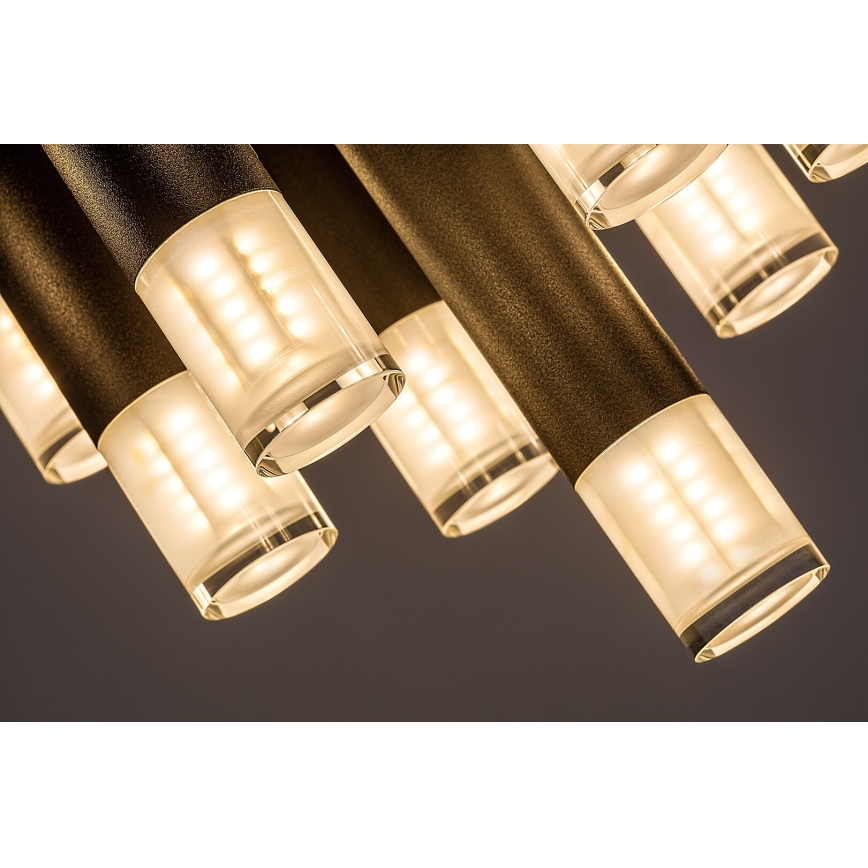 Rabalux - Таванно осветително тяло 13xG9/5W/230V, черно, Ø 34 см