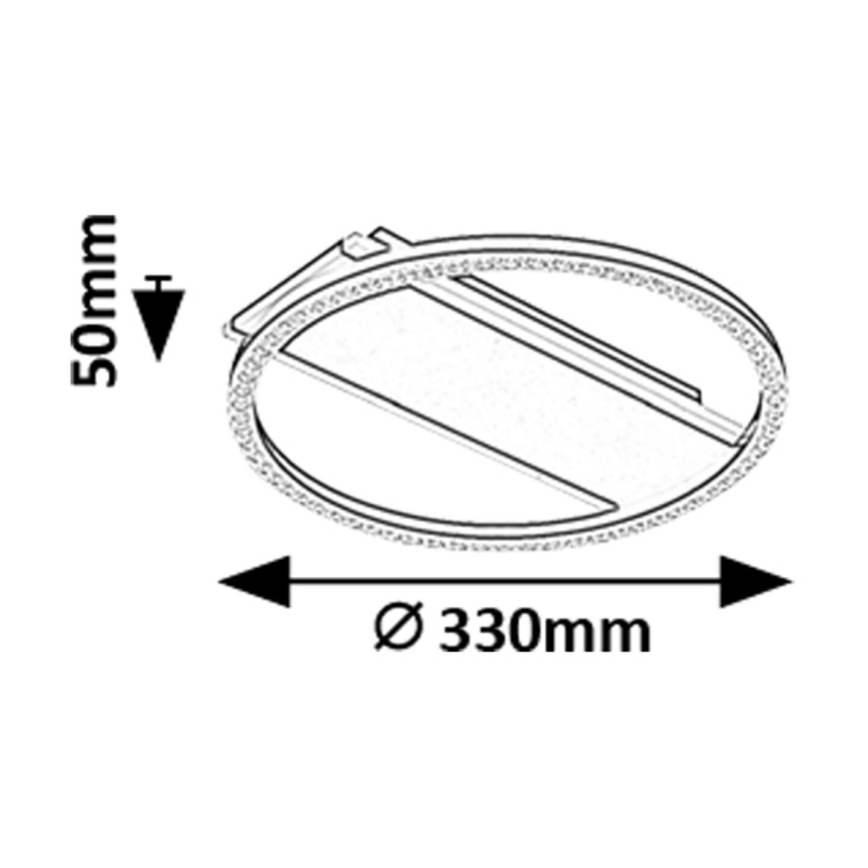 Rabalux - LED плафон LED/24W/230V 3000K Ø 33 cm