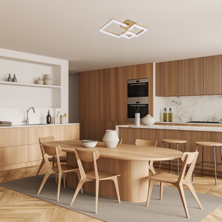 Rabalux - LED Плафониера LED/22W/230V 3000/4000/6500K златист