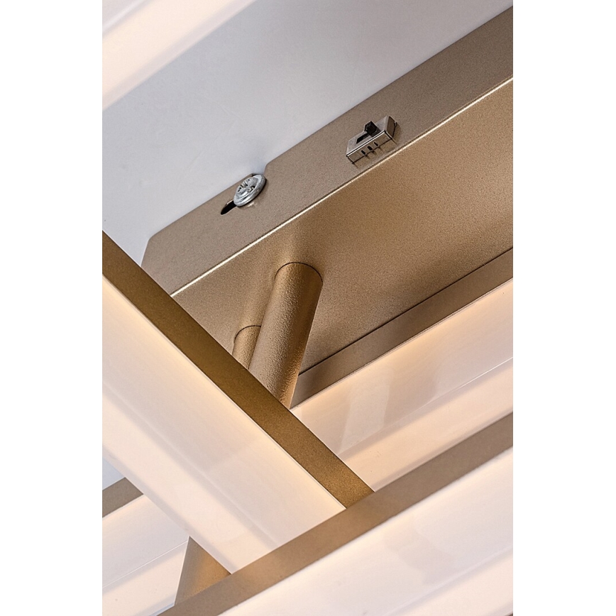 Rabalux - LED Плафониера LED/22W/230V 3000/4000/6500K златист