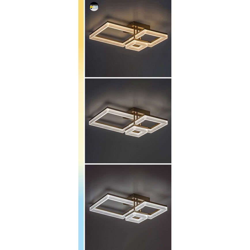 Rabalux - LED Плафониера LED/22W/230V 3000/4000/6500K черен