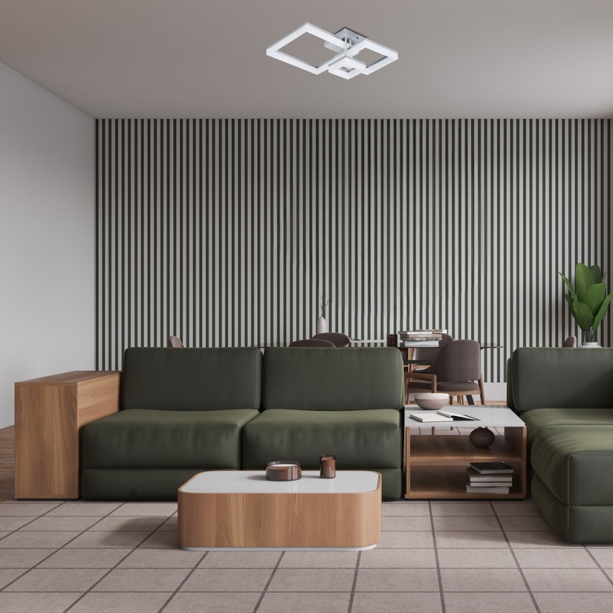 Rabalux - LED Плафониера LED/22W/230V 3000/4000/6500K матов хром